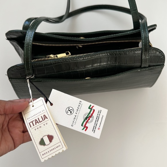 100% Italian Leather Hand Bag - Picture 2 of 5